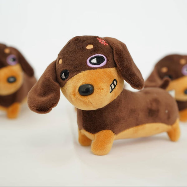 iuuwa 中小型犬用 鳴き声付き知育玩具＆フン拾い袋付き ペット自遊びおもちゃ “短足アウトロー”