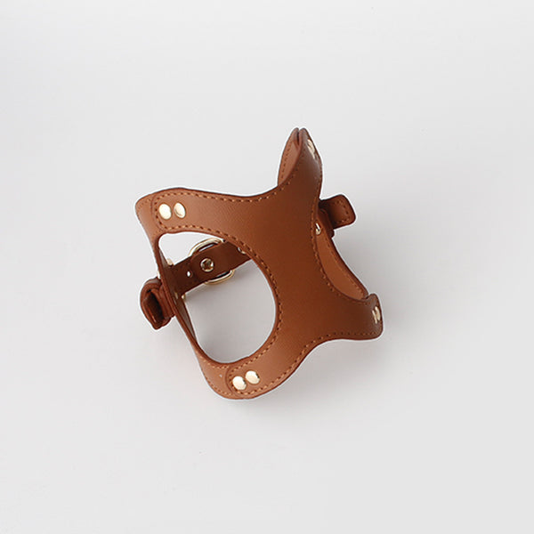 Pawscentral 犬用 レザーラグジュアリーペットハーネス